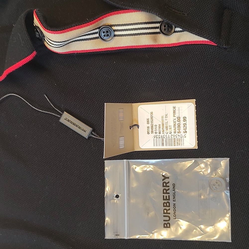 Burberry men's polo shirt